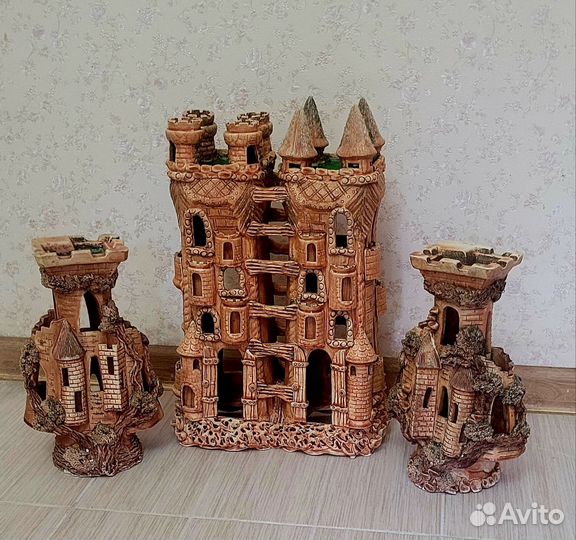 Украшение для аквариума башня