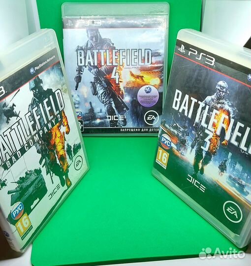 PS3 Battlefield,2,3,4 Лицензия