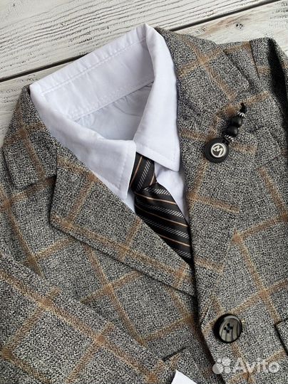 Костюм с пиджаком 86 92 размер