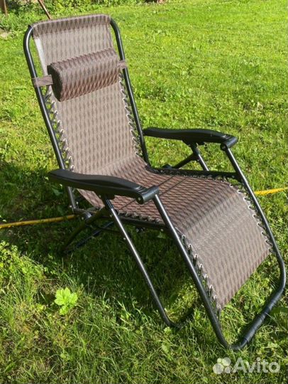 Кресло шезлонг складное(новое)