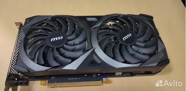 Видеокарта RTX 3060Ti MSI ventus 2X 8G OC V1 LHR