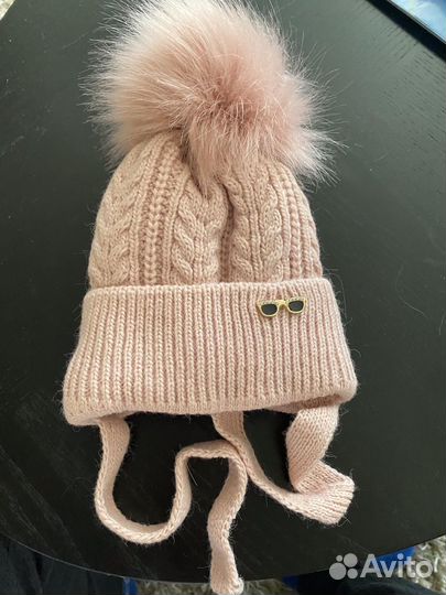 Шапка теплая для новорожденных грудничков