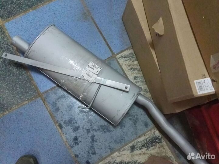 Глушитель задняя часть нексия