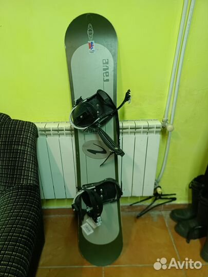 Комплект сноуборд ботинки крепления