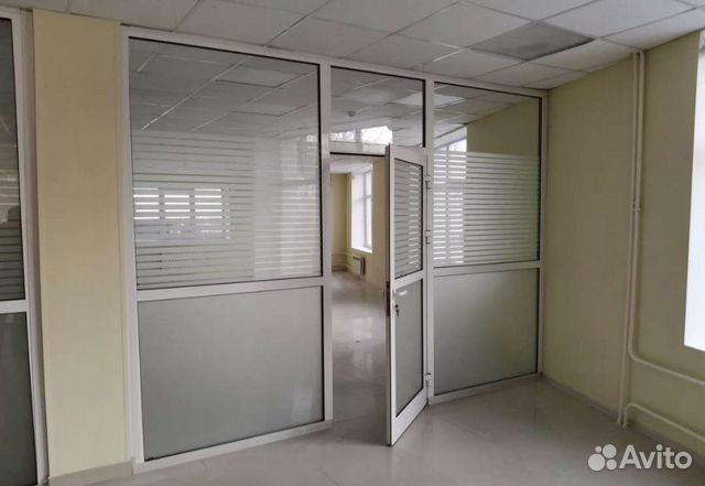 Стеклянные перегородки из профиля сиал кп 45