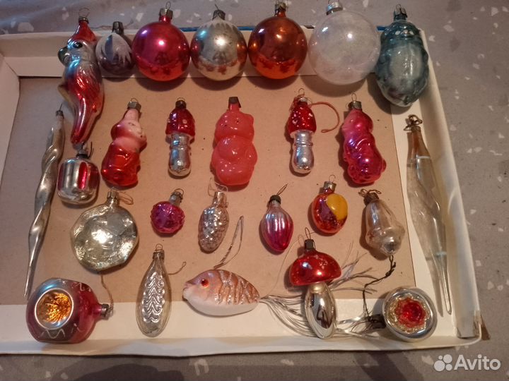 Елочные игрушки СССР
