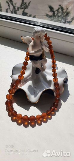 Янтарные бусы СССР