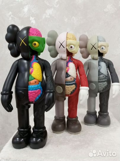 Kaws anatomy 38cm цвет серый