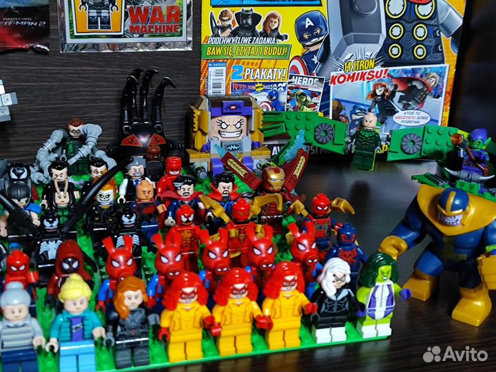 Lego marvel super heroes минифигурки