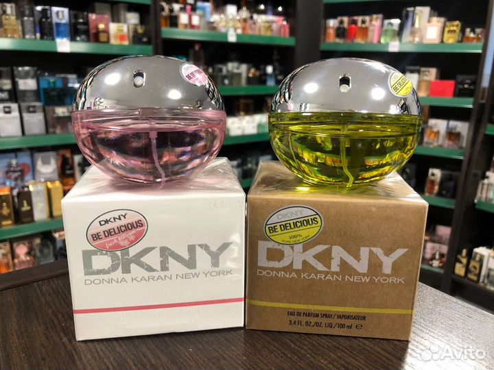 Духи Dkny Be Delicious зеленое яблоко Донна Каран