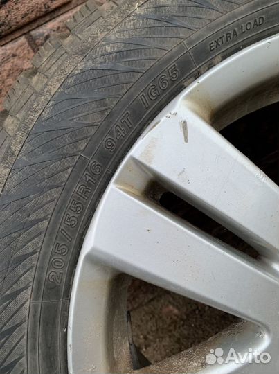 Зимняя резина r16 205 55 с дисками