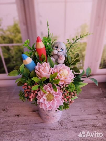 Букет воспитателю