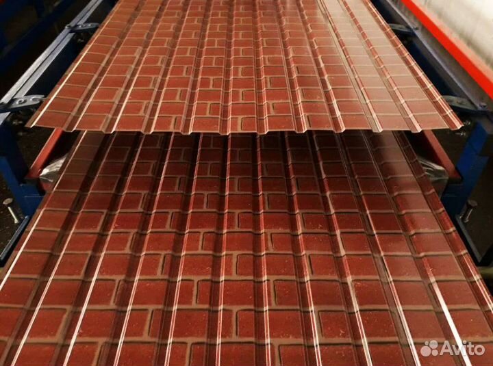 Профнастил С-8 0,4 Printech Red Brick (Красный кир