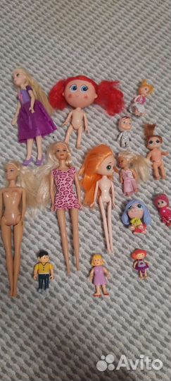 Игрушки пакетом для девочки