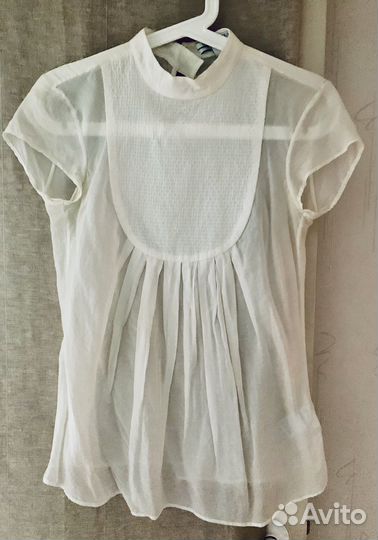 Блузка нежная хлопок и шелк