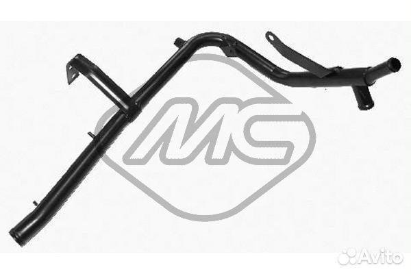 Патрубок VW transporter 2.4D-2.5TDI метал 03181