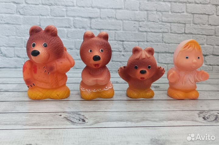 Набор игрушек СССР Три медведя