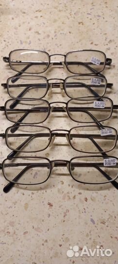 Очки с диоптриями минус