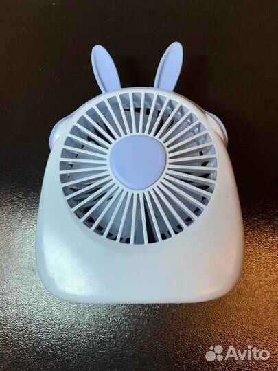 Вентилятор портативный голубой кролик