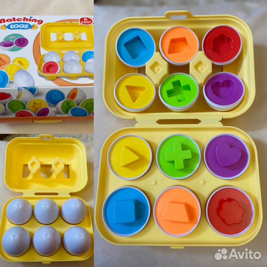 Развивающий сортер яйца - фигуры