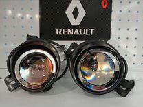 Лазерные туманки LED линзы на Renault Clio 2 рест