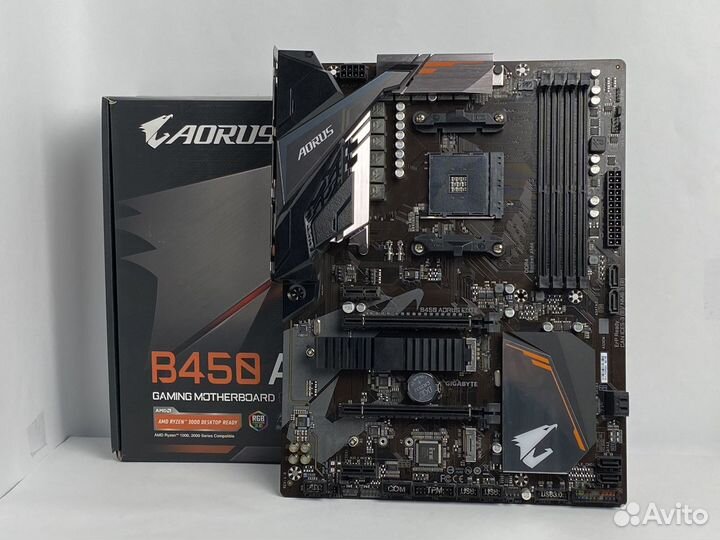 Материнская плата Gigabyte B450 Aorus Elite / AM4