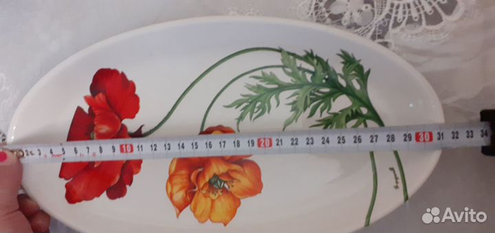 Новое овальное блюдо. Италия