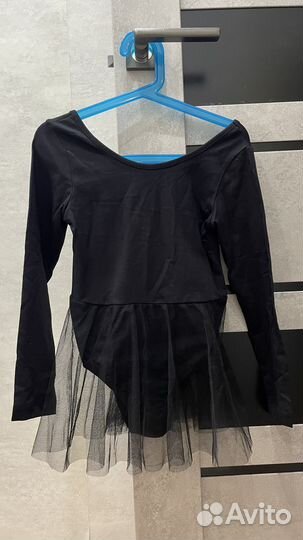 Купальник для танцев черный 128