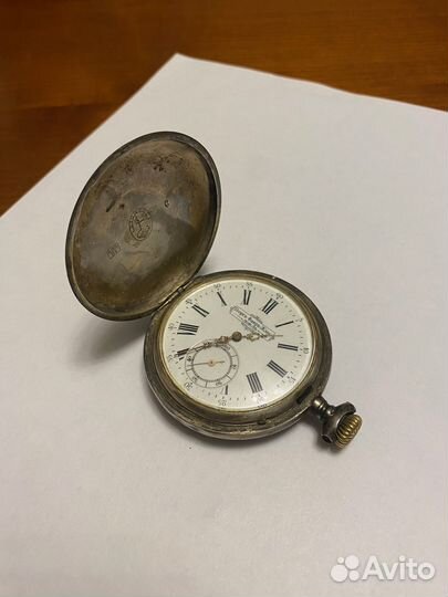 Карманные часы Георг Фавр Жако, серебро 84