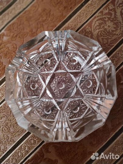 Пепельница хрустальная времён СССР