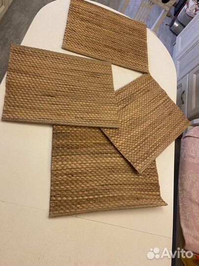 Циновки для кухни и столовой (натур бамбук) Икея