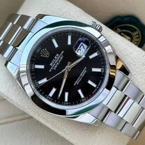 Часы Rolex datejust 41mm black 126300