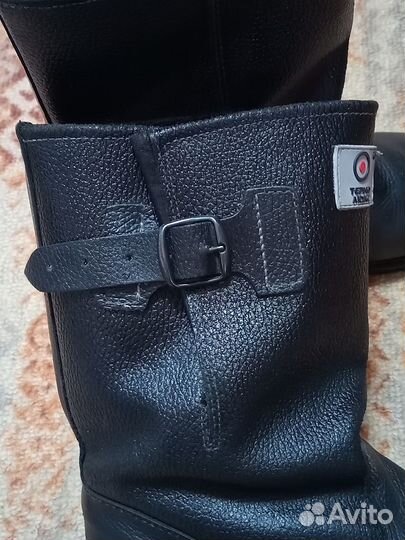 Кожаные сапоги рабочие утепленные, 39 размер