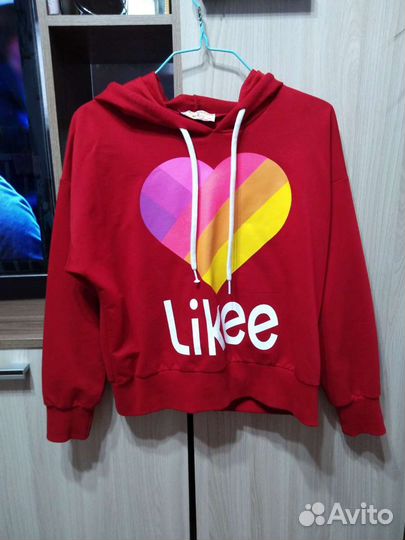 Кофта с капюшоном для девочки, рост 140