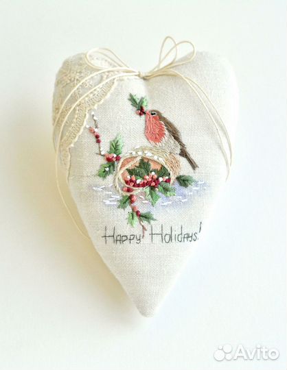 Игрушка на елку, новогодний декор ручная работа