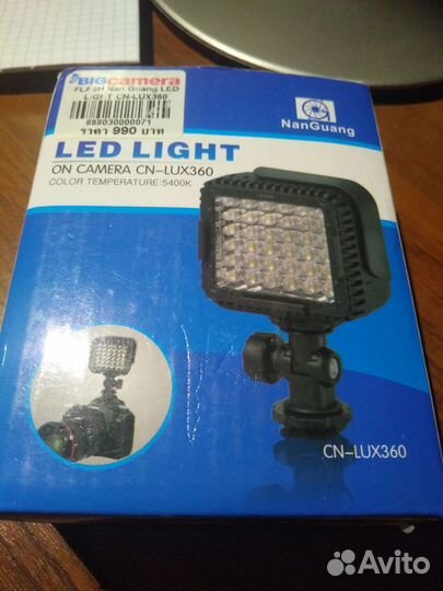 Свет накамерный новый