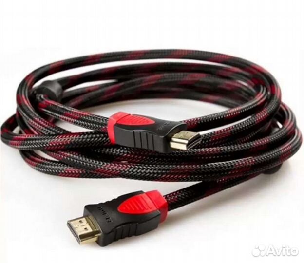 Кабель hdmi в оплетке. 20 метров