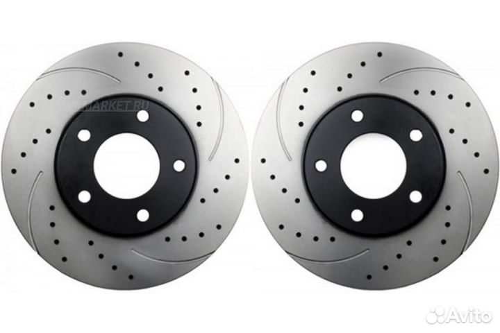 Nibk RN1193dset Диск тормозной перфорированный пер