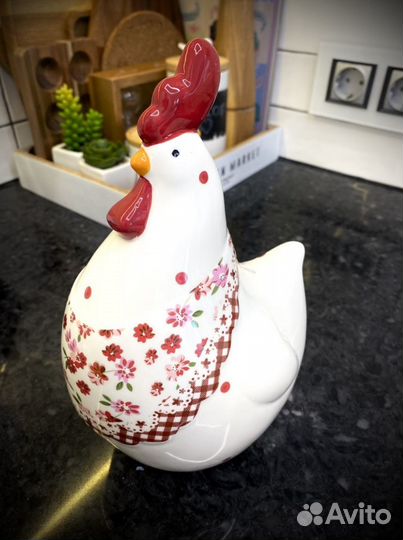 Петушок копилка курочка