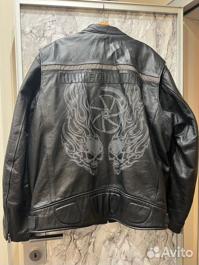 Кожаная куртка мотокуртка Harley-Davidson