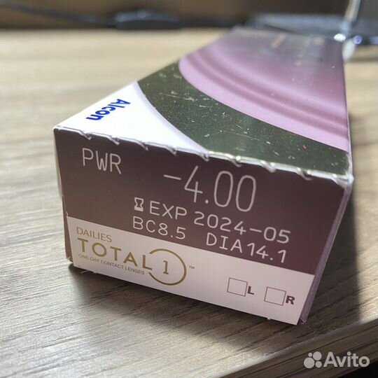 Контактные линзы alcon - 4.00