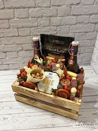 Мужской букет, мясной бокс