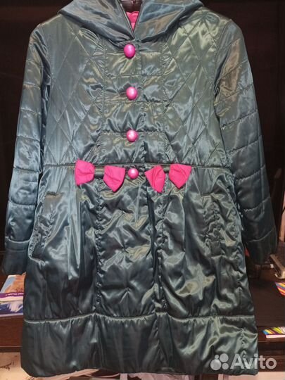 Пальто для девочки 134