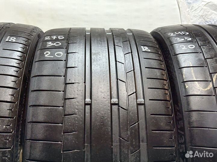 Continental SportContact 6 275/30 R20 и 245/35 R20