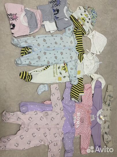 Детские вещи с 0 до 3 месяцев