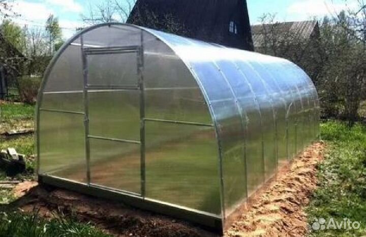 Теплица двойная дуга