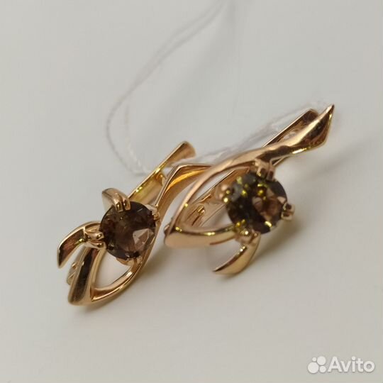 Золотые серьги