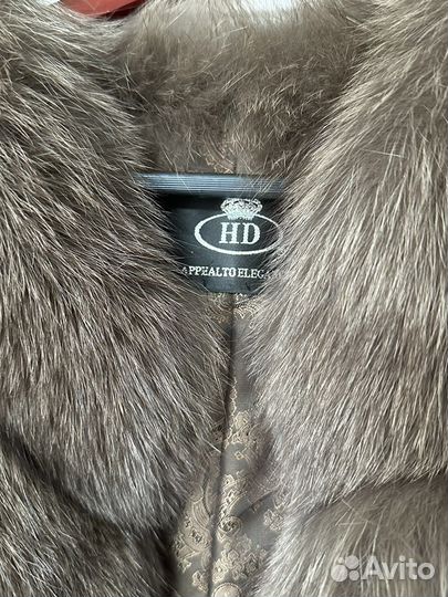 Шуба из песца