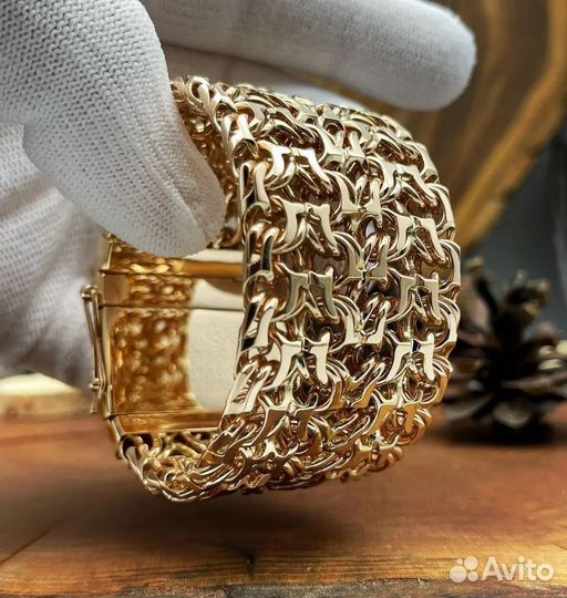 Золотой браслет *Двойной Фараон*