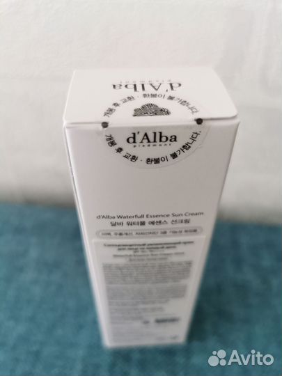 Солнцезащитный крем spf 50 D'Alba новый